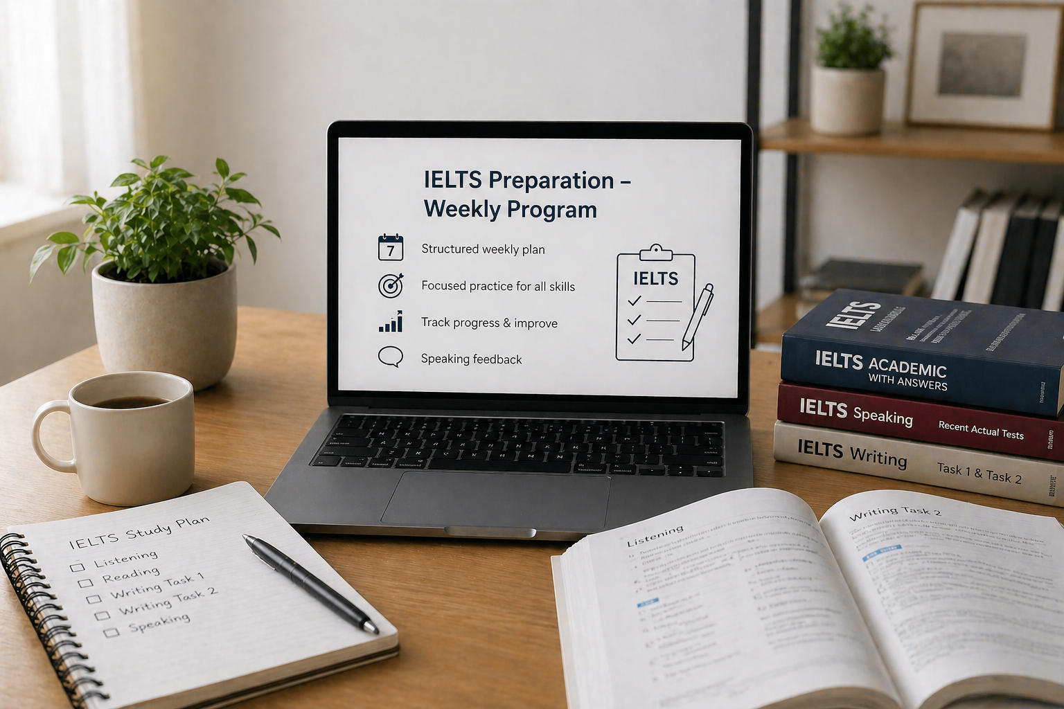 IELTS Preparation — Weekly Program
